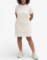 PUMA Classics Ribbed Tee Dress Off White Бял XS | MegaMall.bg