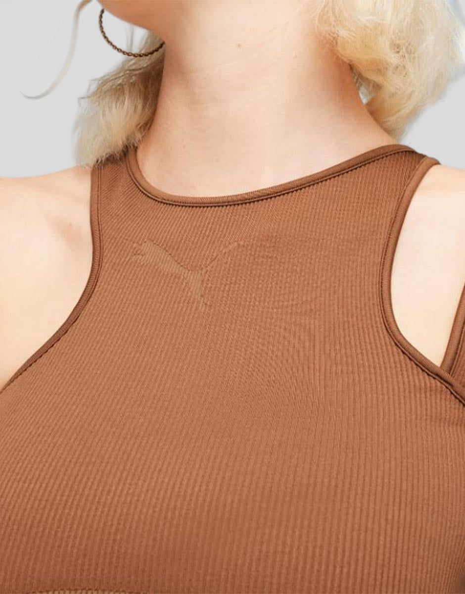 PUMA Dare To Slim Fitl Dress Brown