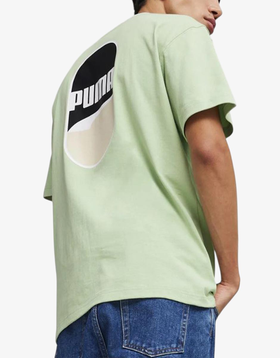 PUMA Downtown 180 Logo Tee Green | MegaMall.bg