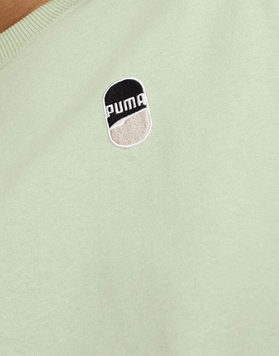 PUMA Downtown 180 Logo Tee Green | MegaMall.bg