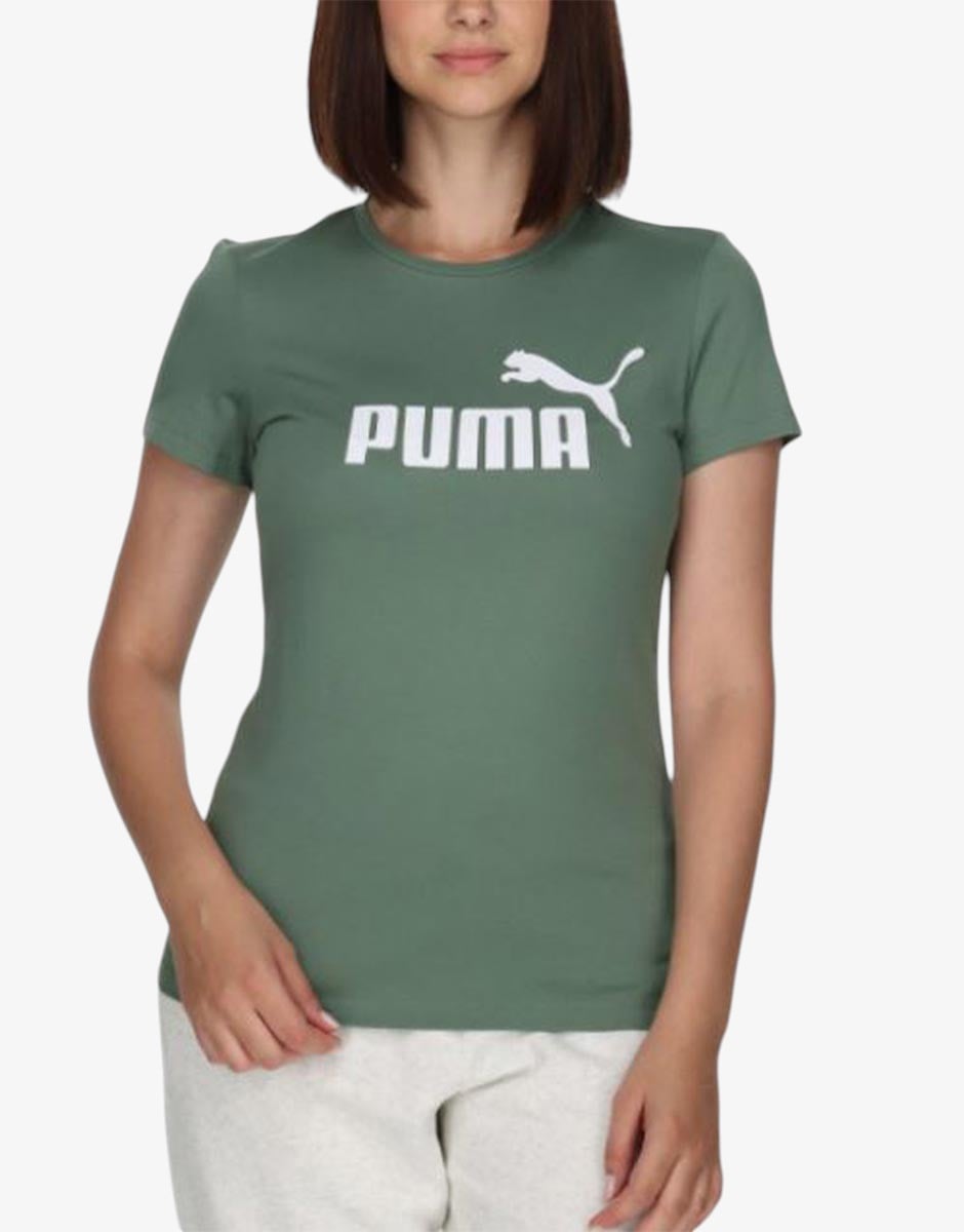 PUMA Essential Logo Tee Green