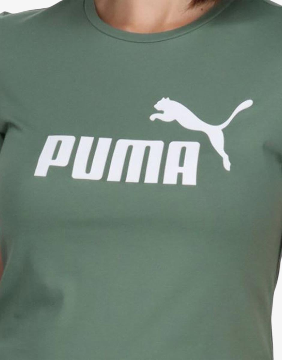 PUMA Essential Logo Tee Green