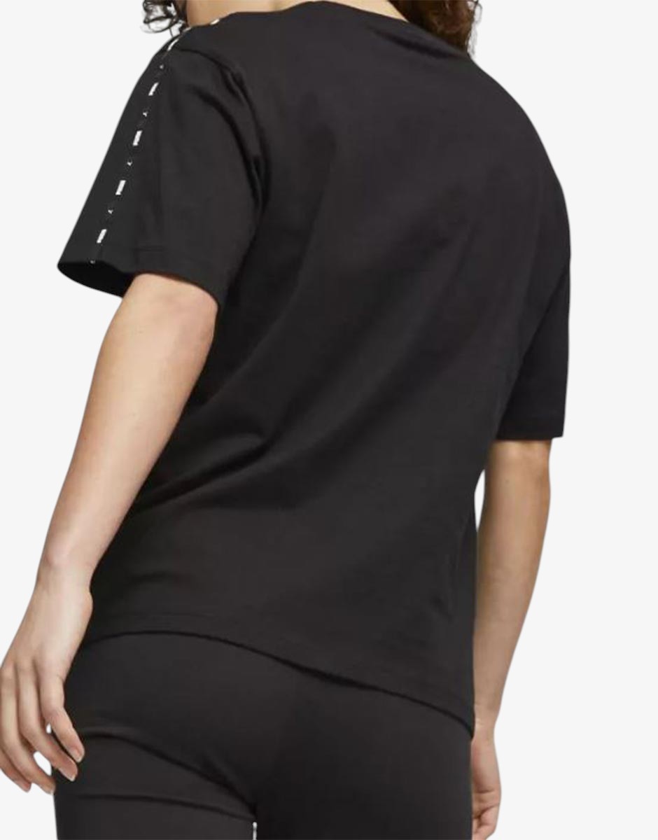 PUMA Essential+ Tape Tee Black | MegaMall.bg