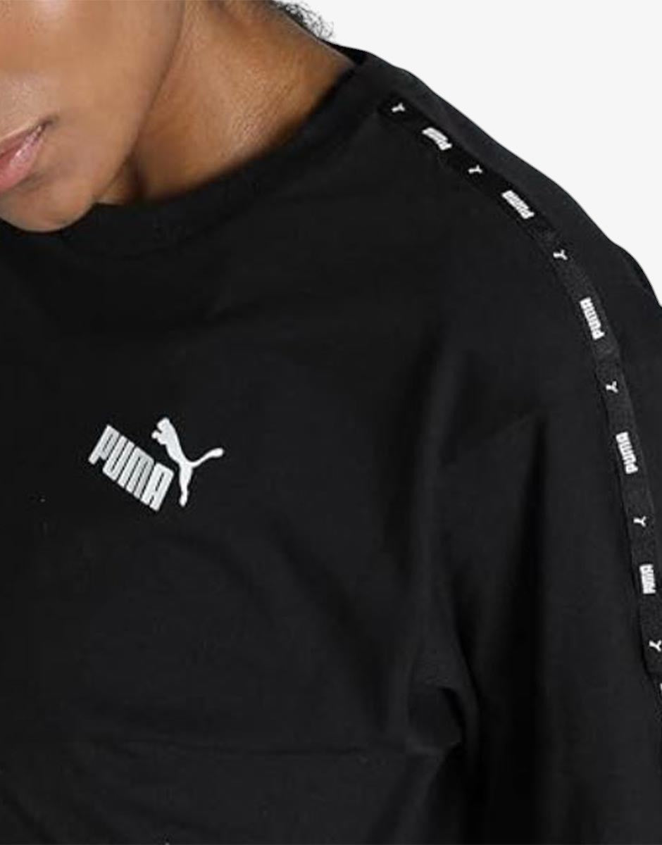 PUMA Essential+ Tape Tee Black