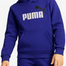 PUMA Essentials+ 2 Color Big Logo Hoodie Blue Син 140 | MegaMall.bg