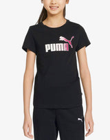 PUMA Essentials Bleach Logo Tee Black Черен 116 | MegaMall.bg