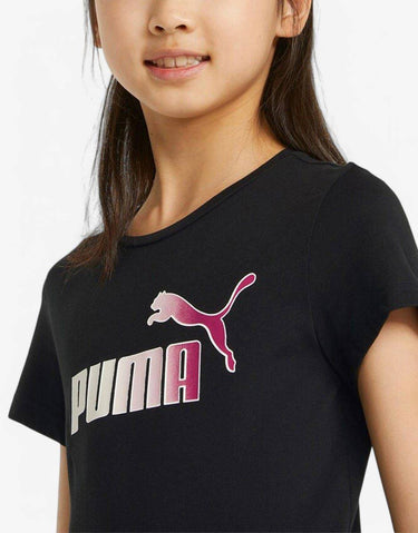 PUMA Essentials Bleach Logo Tee Black | MegaMall.bg