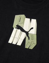 PUMA Essentials Graphic Tee Black | MegaMall.bg