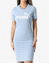PUMA Essentials Slim Fit Tee Dress Blue | MegaMall.bg