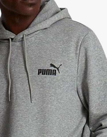 PUMA Essentials Small Logo Hoodie Grey | MegaMall.bg