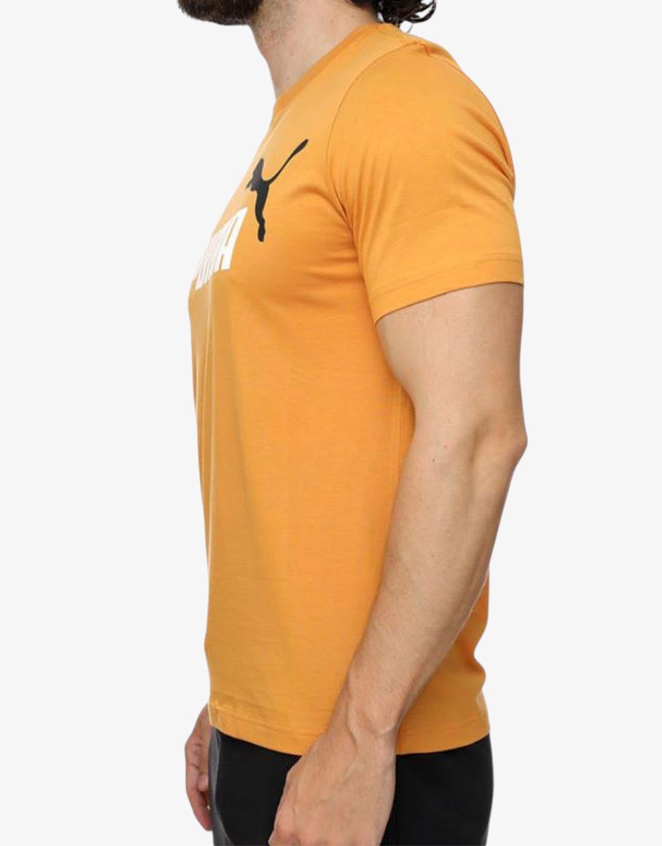 PUMA Essentials+ 2 Col Logo Tee Orange | MegaMall.bg