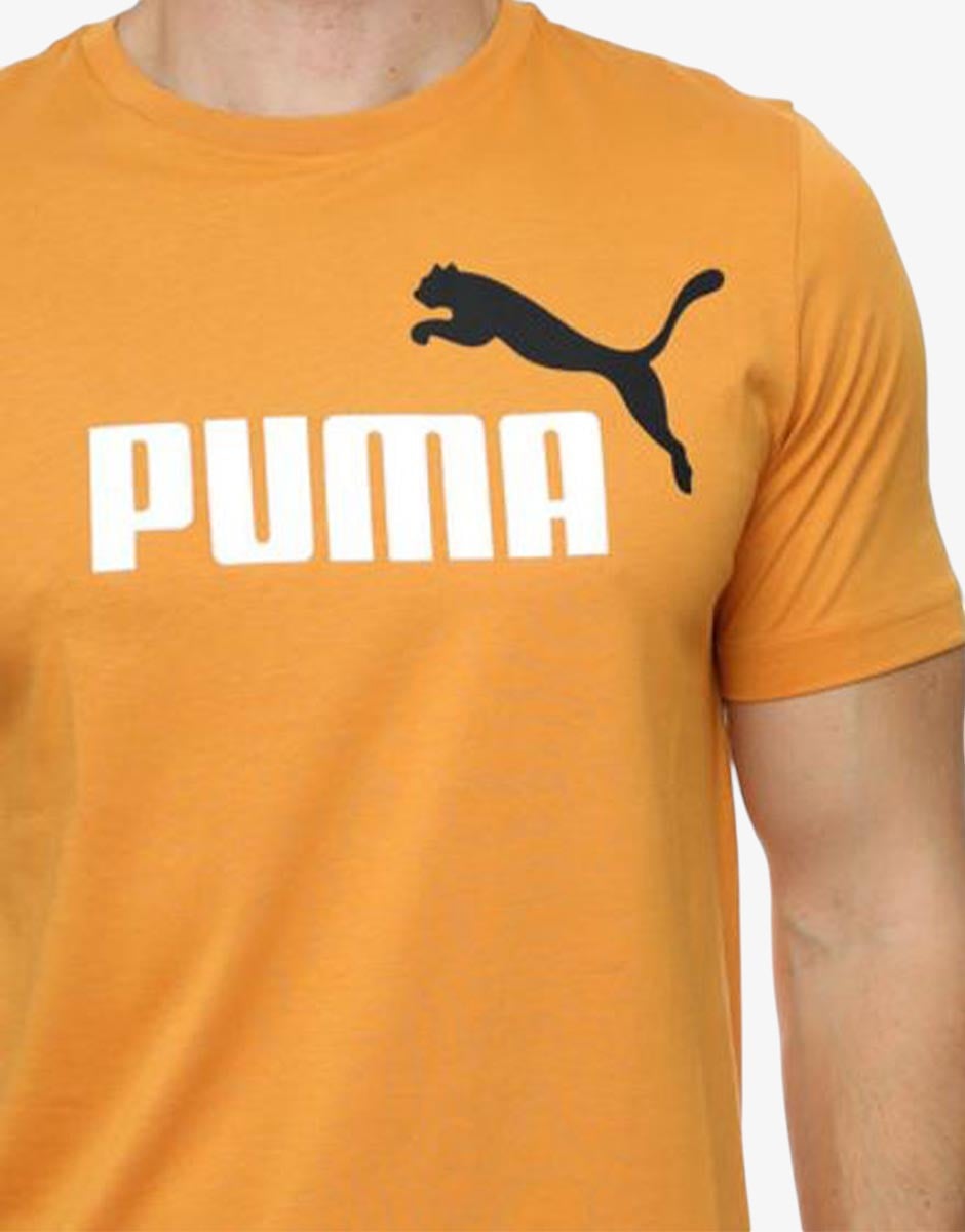 PUMA Essentials+ 2 Col Logo Tee Orange | MegaMall.bg