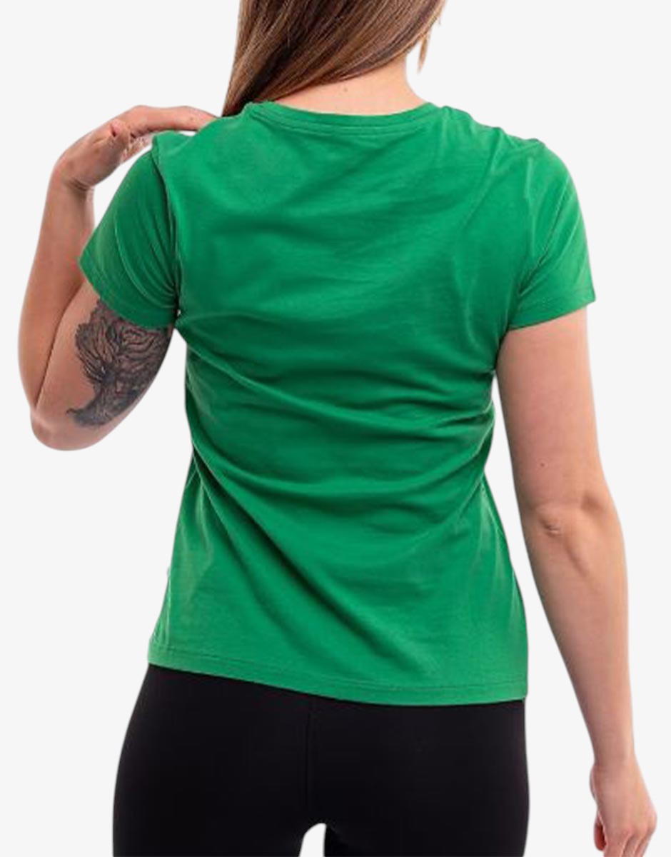 PUMA Essentials+ Blossom Script Tee Green