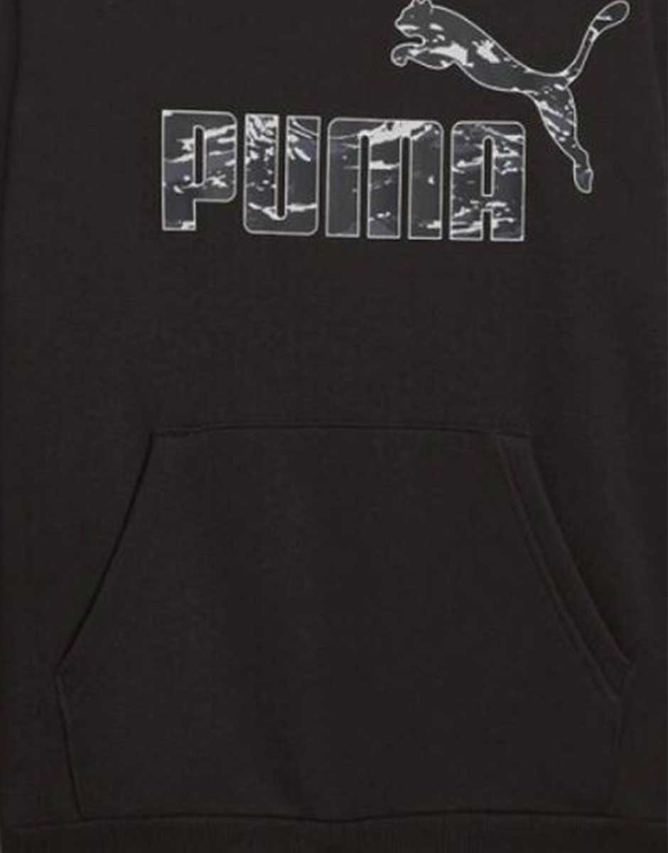 PUMA Essentials+ Camo Fleece Hoodie Black | MegaMall.bg