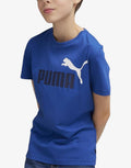PUMA Essentials+ Col Logo Tee Blue Син 140 | MegaMall.bg