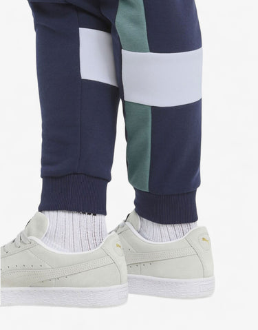 PUMA Essentials+ Colorblock Pants Navy | MegaMall.bg