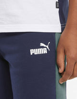 PUMA Essentials+ Colorblock Pants Navy | MegaMall.bg