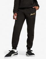 PUMA Essentials+ Script Metallic Pants Black Черен 140 | MegaMall.bg