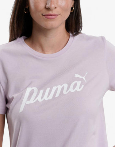 PUMA Essentials+ Script Tee Purple | MegaMall.bg