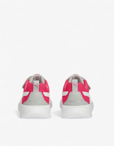 PUMA Evolve Run Mesh Alternative Closure Shoes Grey/Pink Jr | MegaMall.bg