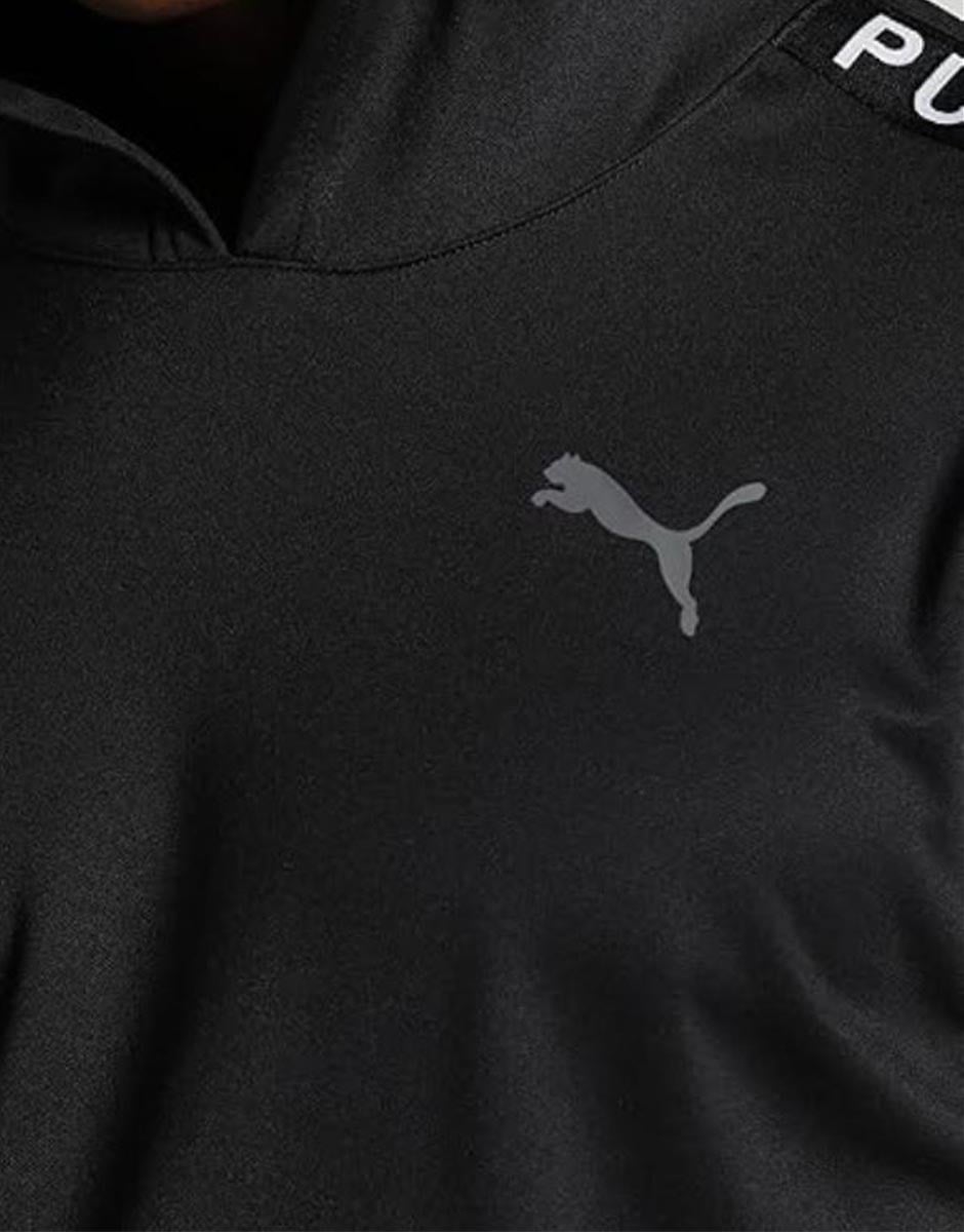 PUMA Fit Lightweight Pwrfleece Hoodie Black | MegaMall.bg