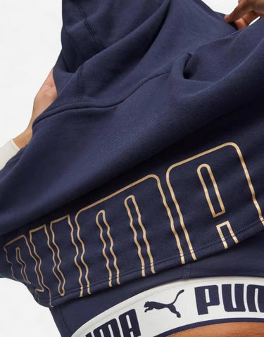 PUMA Fit Move Crop Hoodie Navy | MegaMall.bg