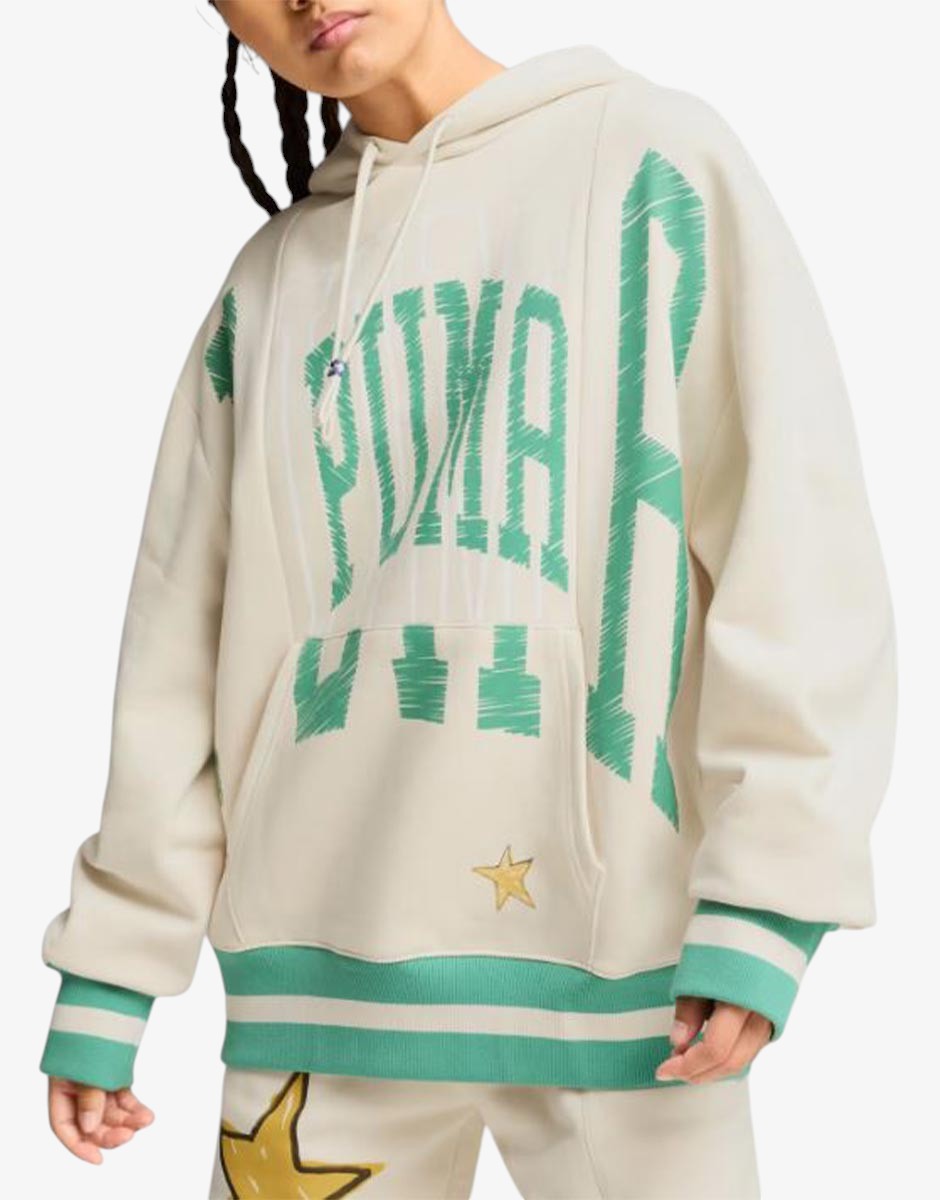 PUMA Getting Crafty Basketball Hoodie Ecru Екрю XS | MegaMall.bg