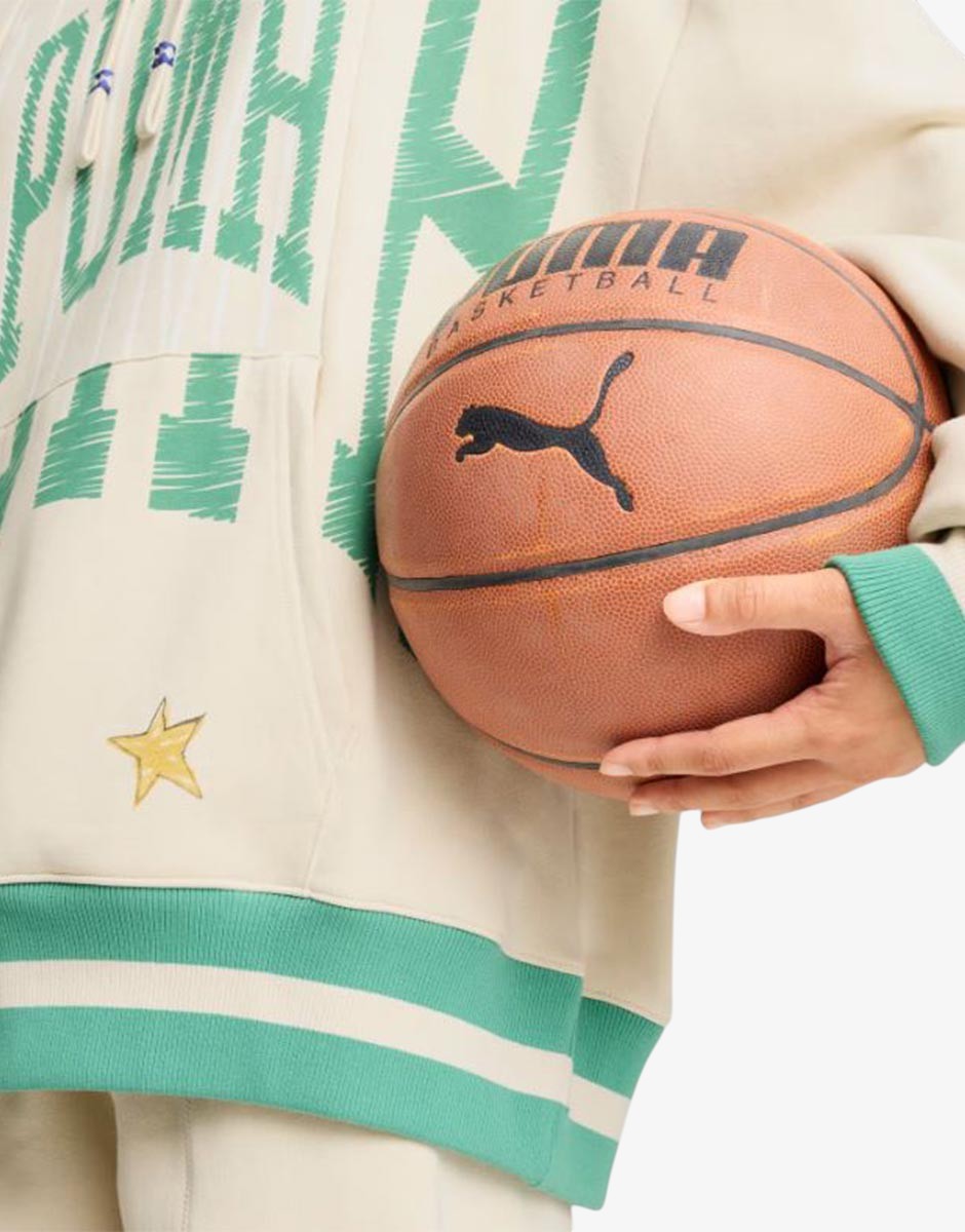 PUMA Getting Crafty Basketball Hoodie Ecru | MegaMall.bg