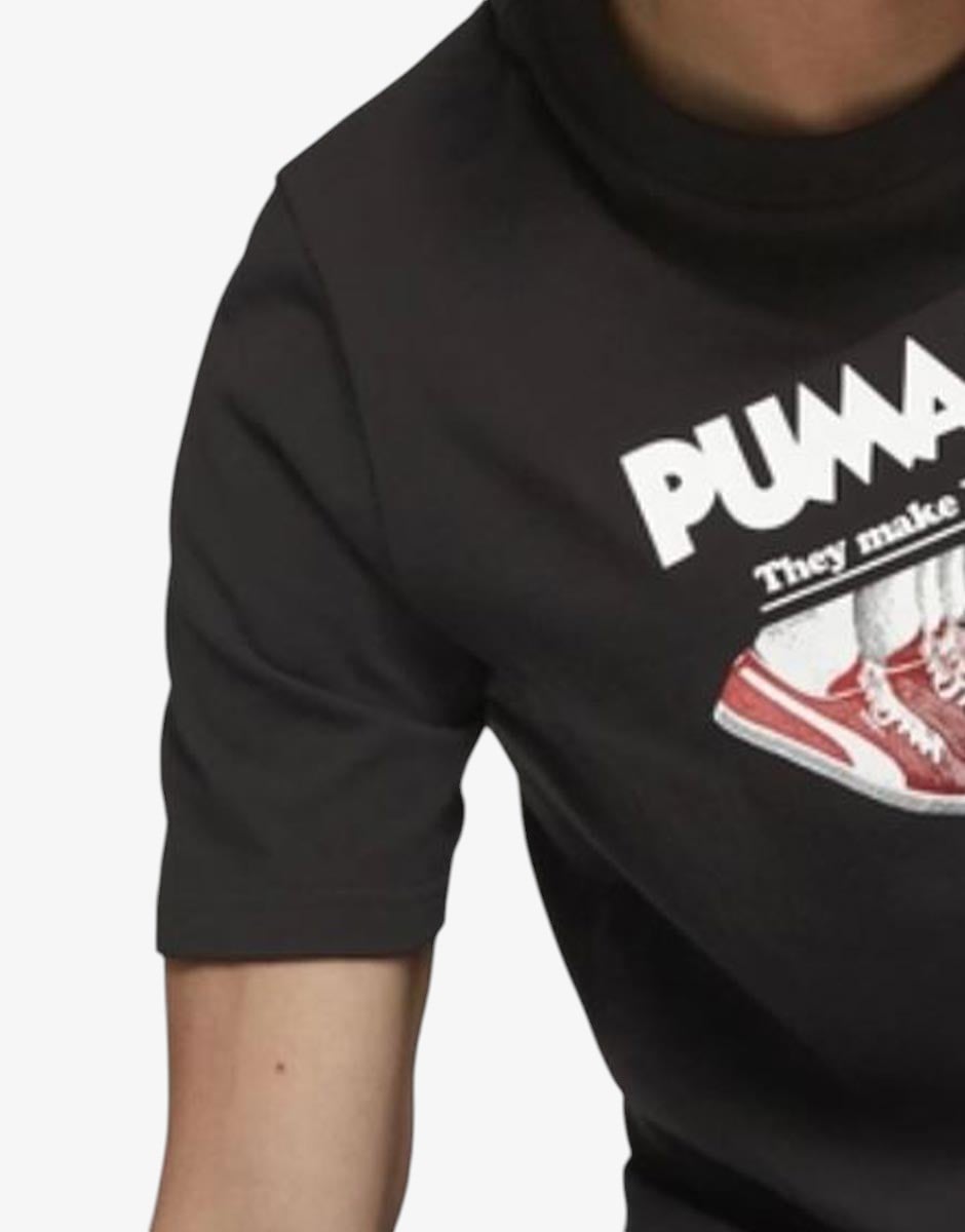 PUMA Graphic Paws Tee Black | MegaMall.bg