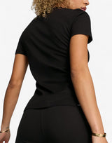 PUMA Her Cotton Tee Black | MegaMall.bg