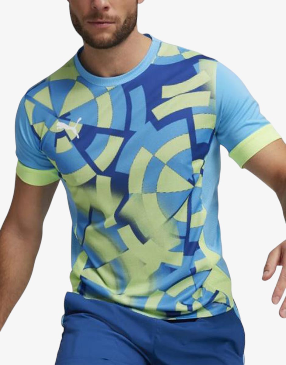 PUMA Individual Graphic Padell Tee Blue Син S | MegaMall.bg