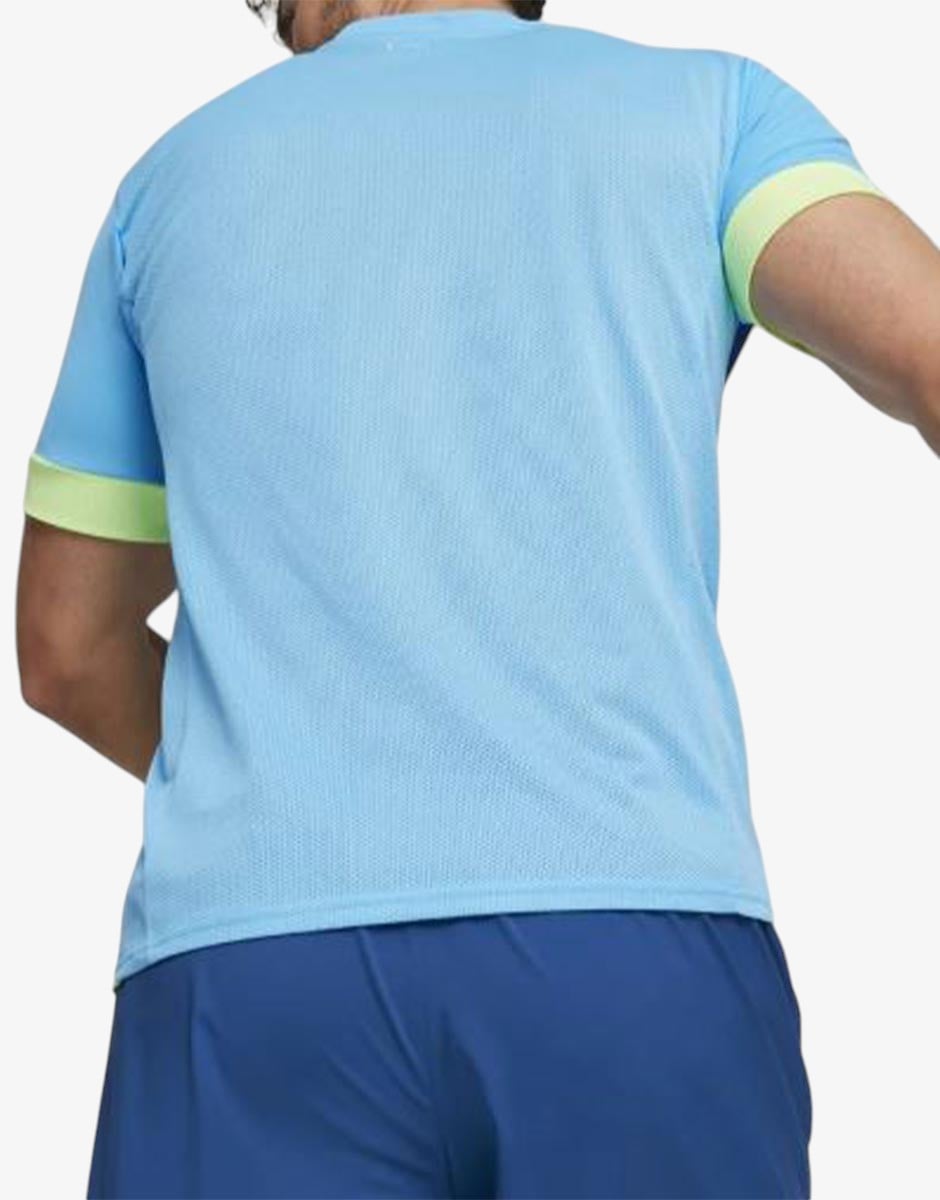 PUMA Individual Graphic Padell Tee Blue | MegaMall.bg