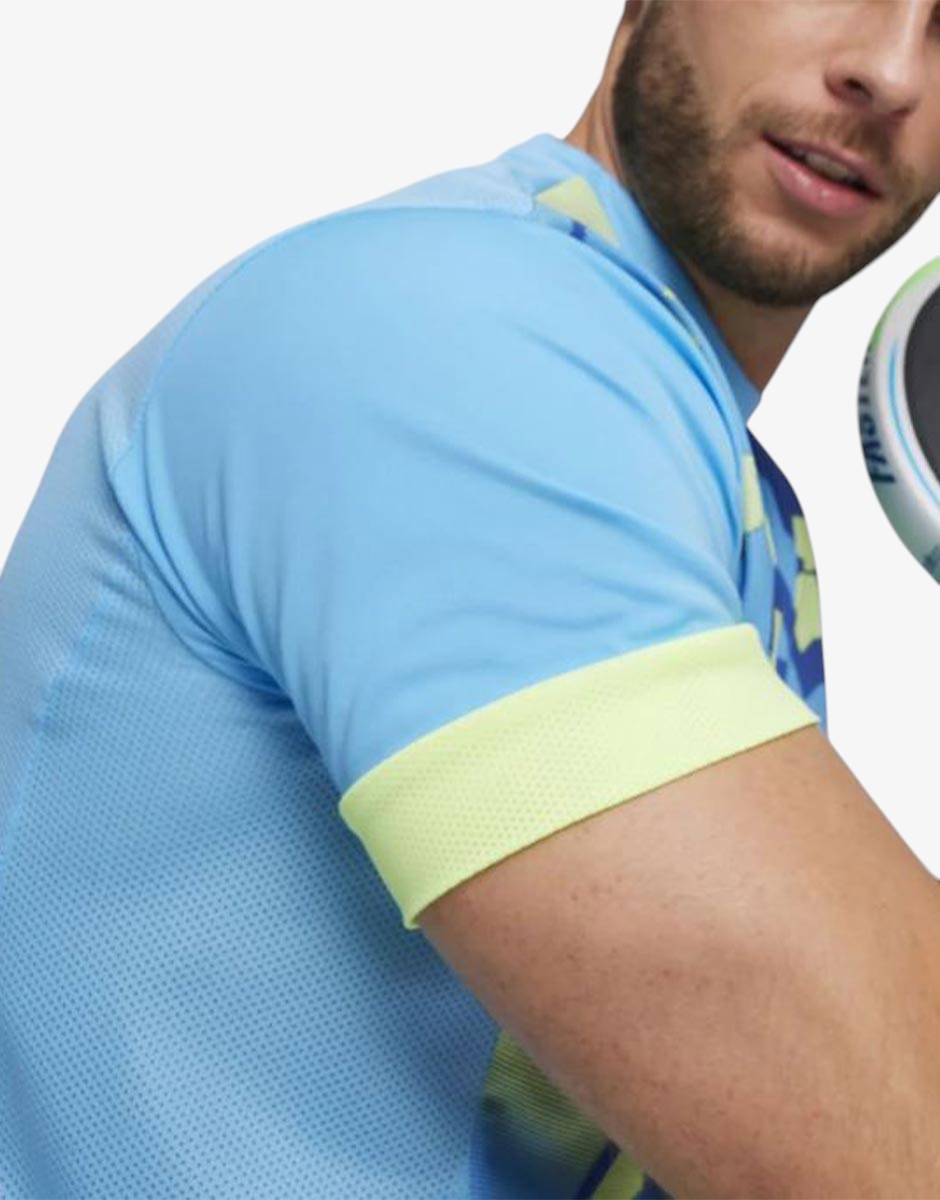 PUMA Individual Graphic Padell Tee Blue | MegaMall.bg