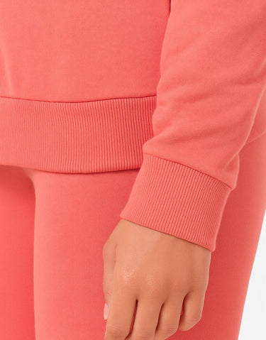PUMA Logo Crew And Leggings Set Pink | MegaMall.bg