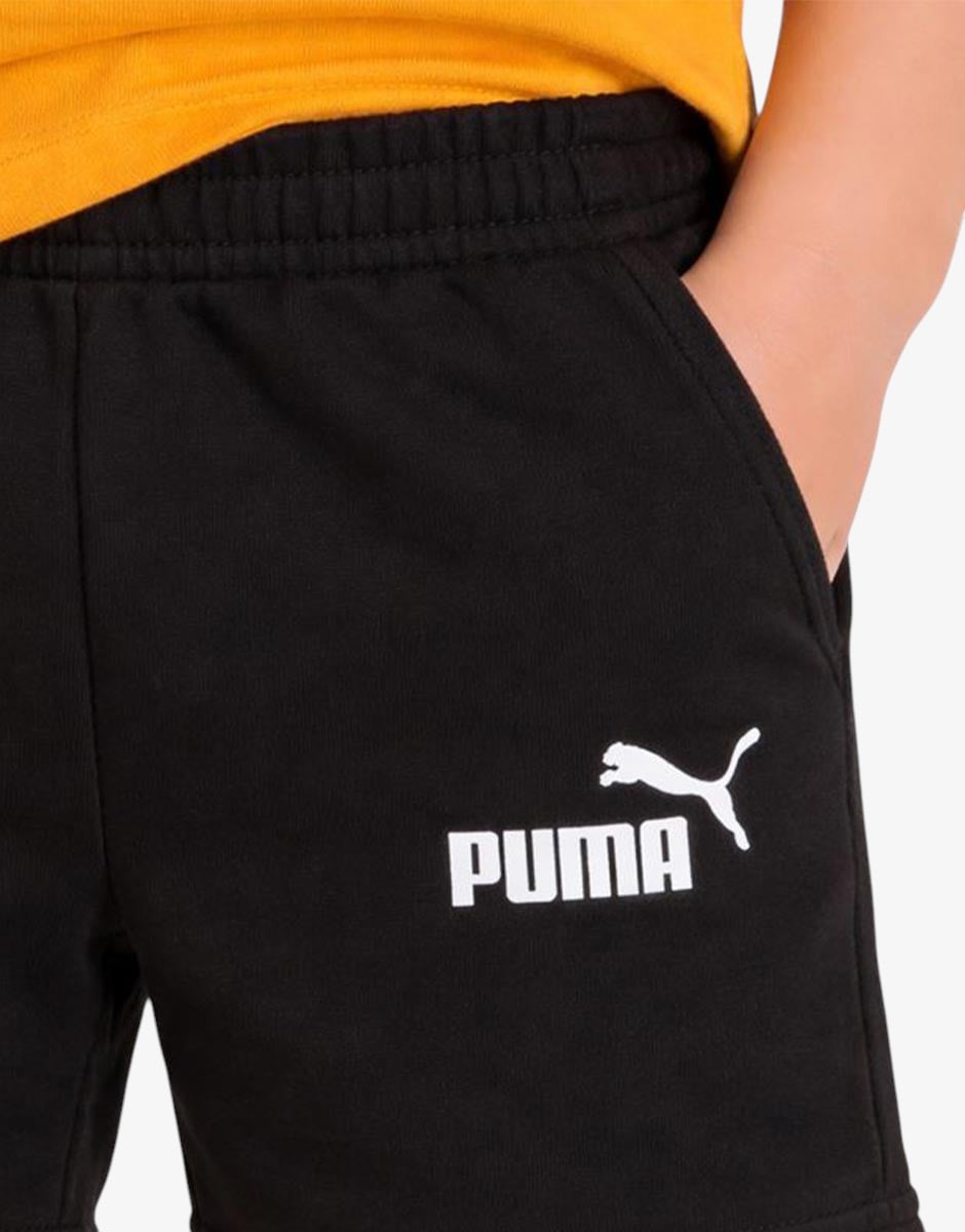 PUMA Minicats Tee And Shorts Set Orange/Black | MegaMall.bg