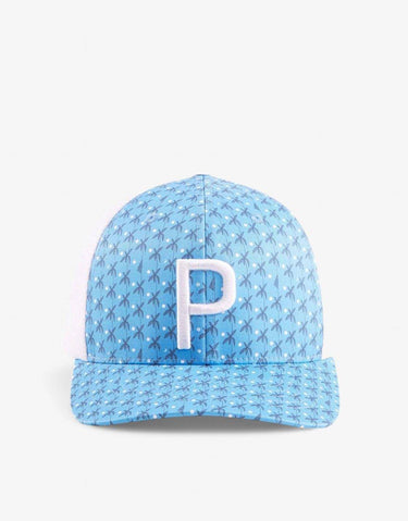 PUMA Palms Trucker P Snapback Cap Blue/White | MegaMall.bg