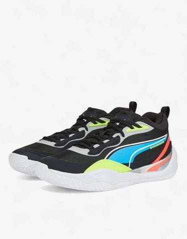 PUMA Playmaker Pro Basketball Shoes Black/Multi | MegaMall.bg