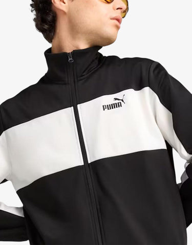 PUMA Poly Colorblock Suit Black/White | MegaMall.bg