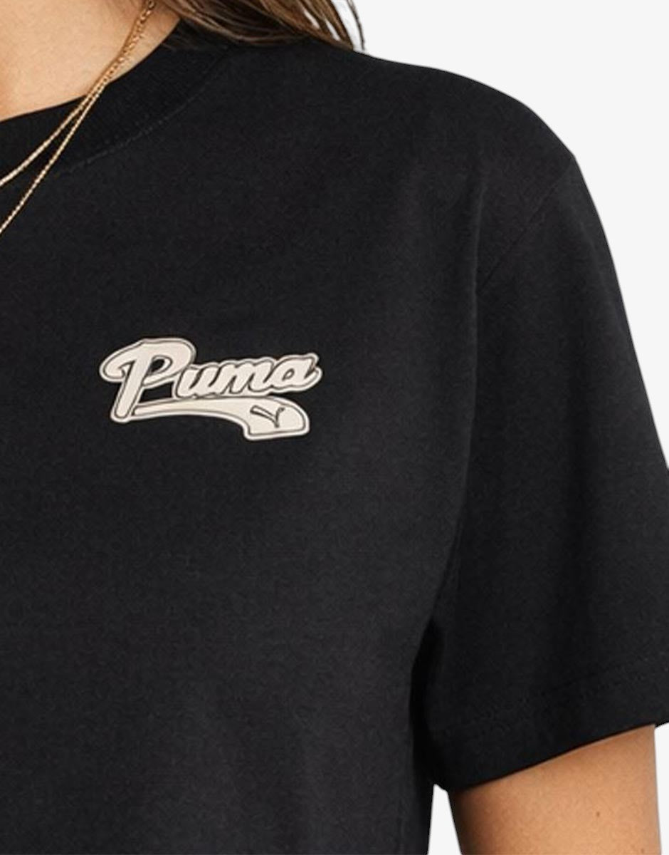 PUMA Script Tee Black