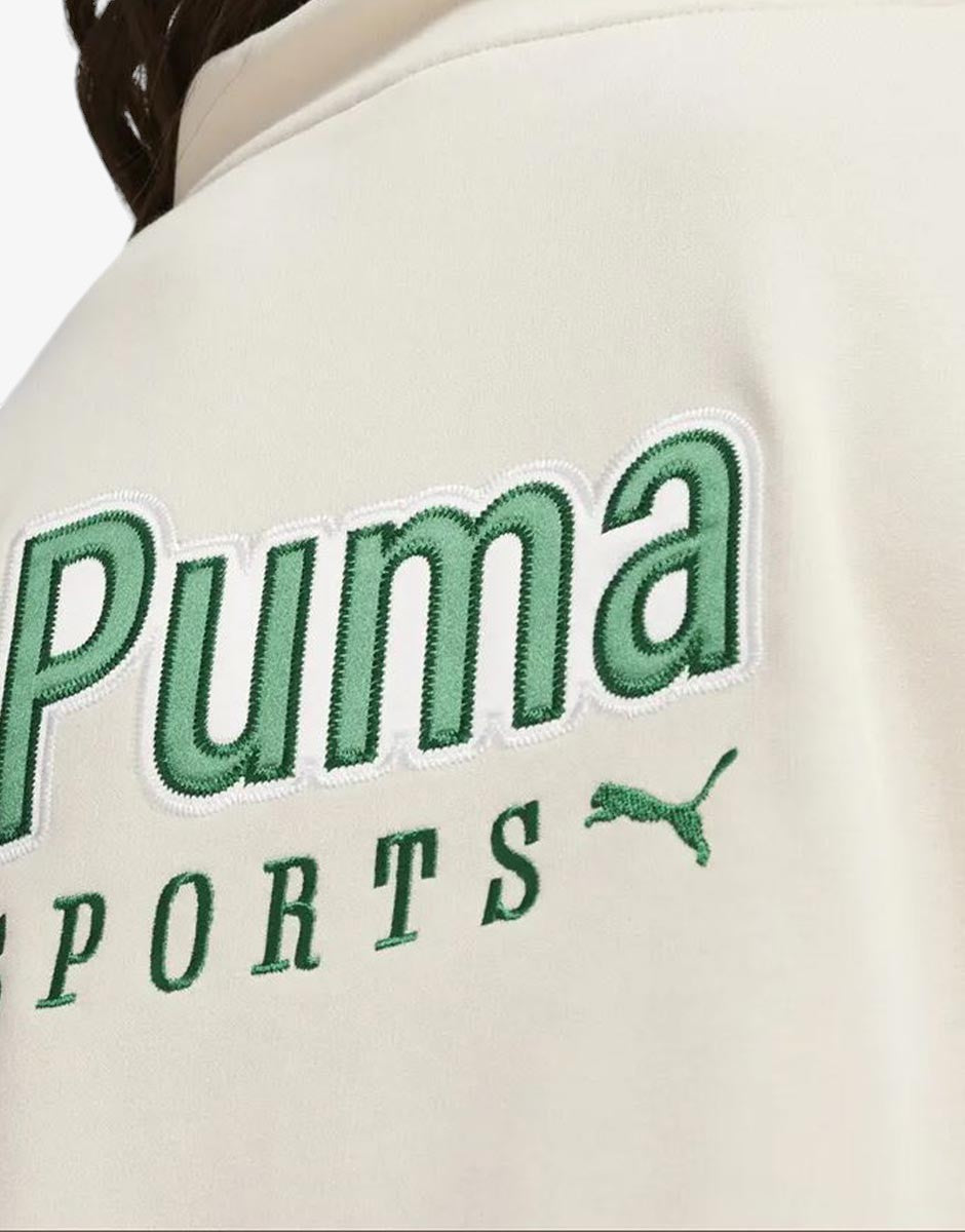 PUMA Team Half-Zip Crew Top Beige | MegaMall.bg