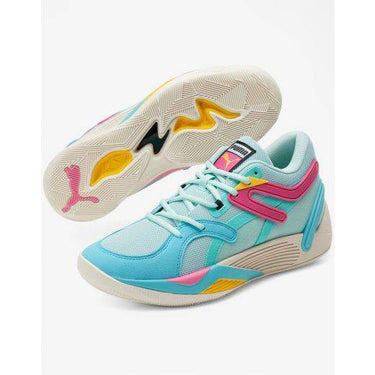 PUMA Trc Blaze Court Basketball Shoes Blue/Multi | MegaMall.bg