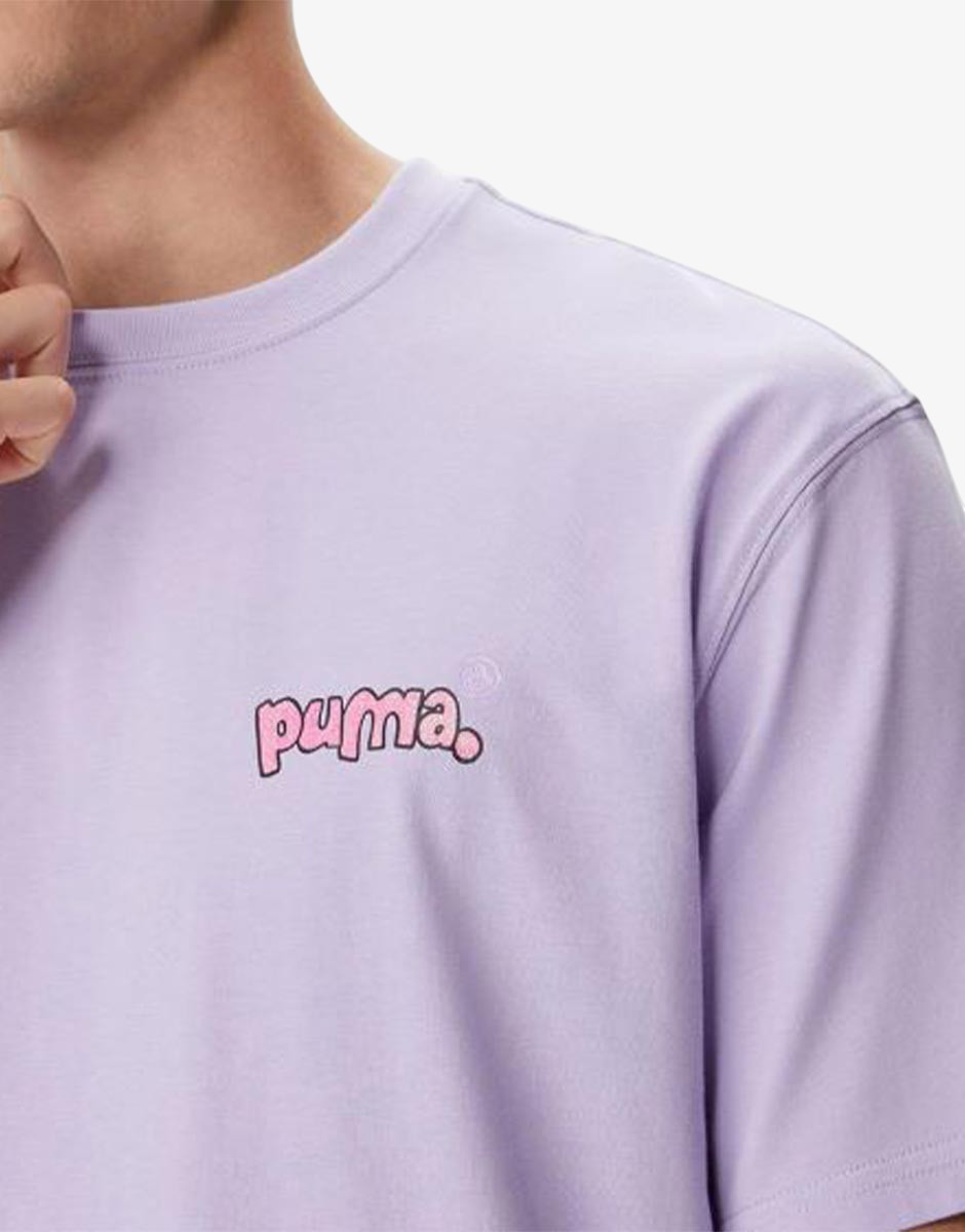 PUMA x 8 Enjamin Graphicl Tee Violet | MegaMall.bg