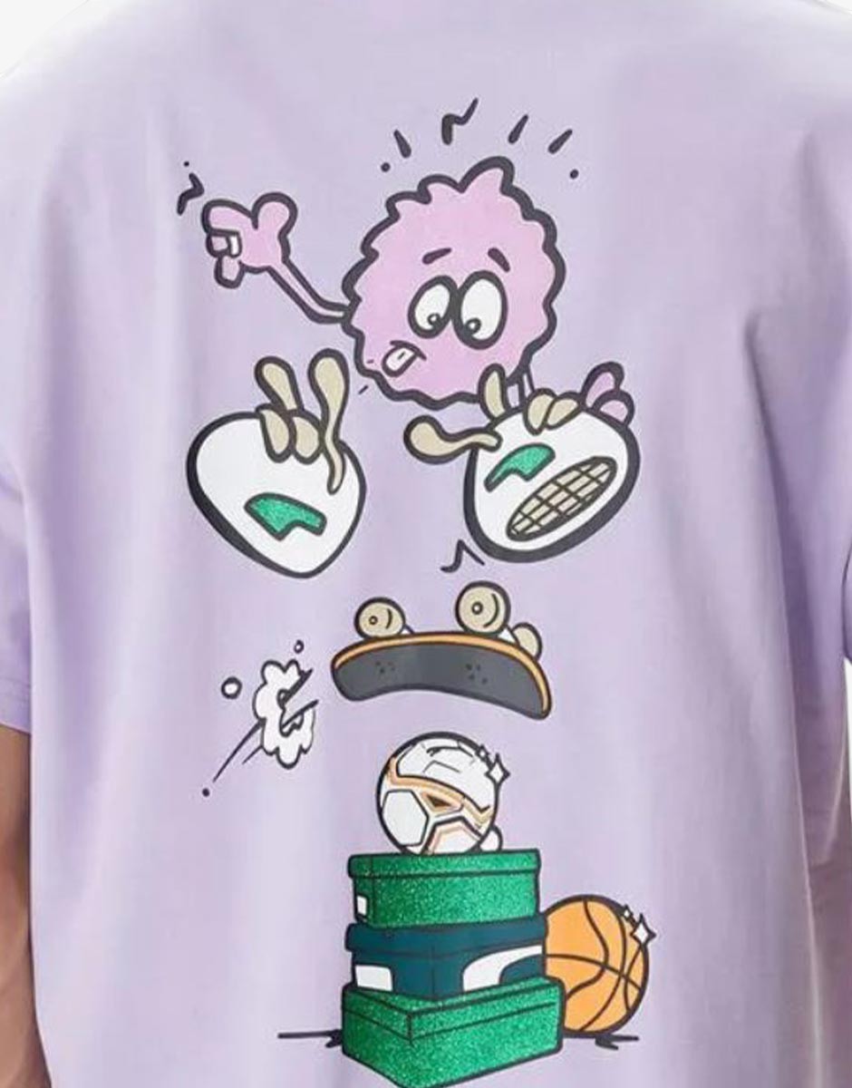 PUMA x 8 Enjamin Graphicl Tee Violet | MegaMall.bg