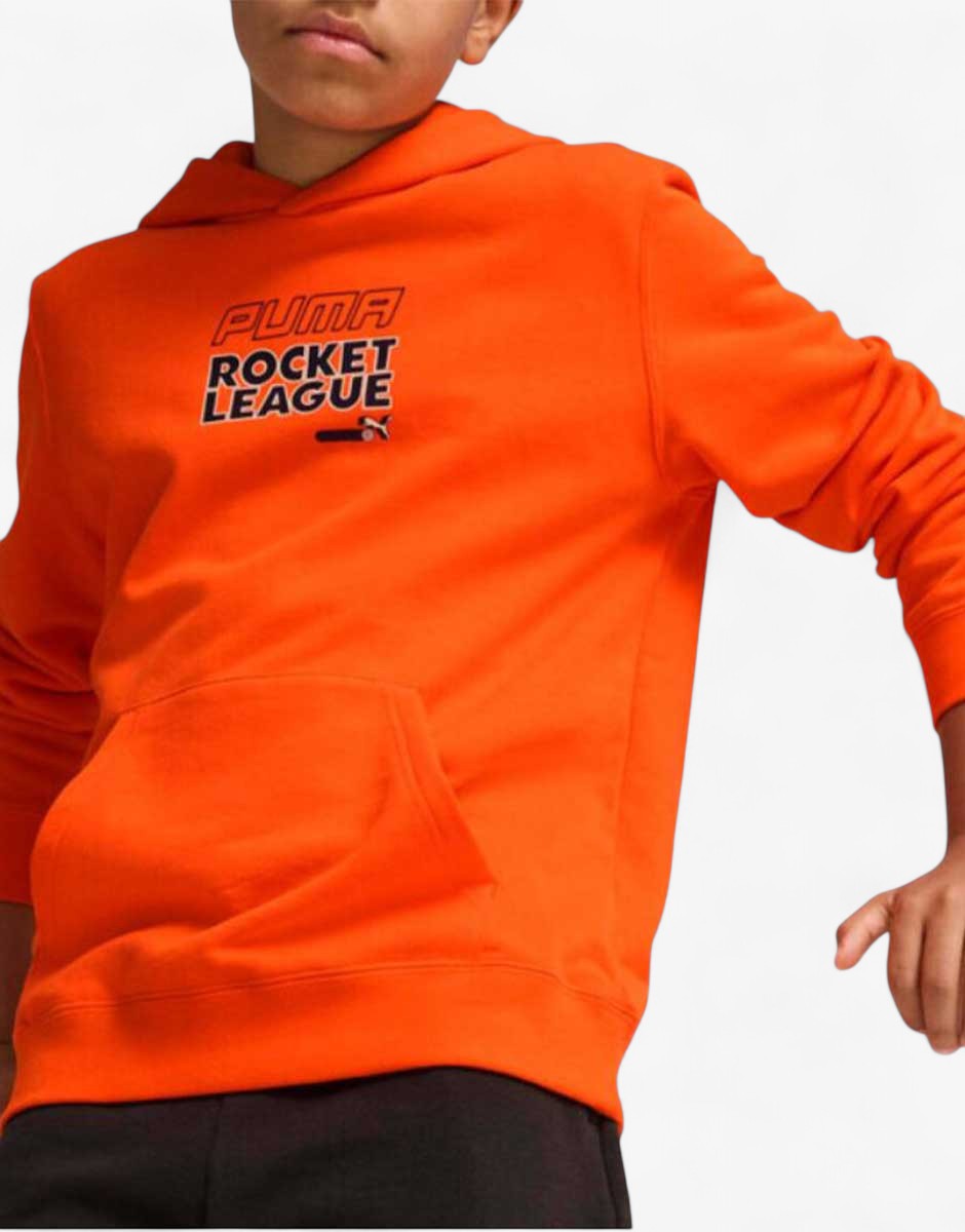 PUMA x Rocket League Relaxed Fit Hoodie Orange | MegaMall.bg