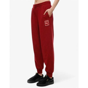 PUMA x Vogue Relaxed Fit Sweatpants Red | MegaMall.bg