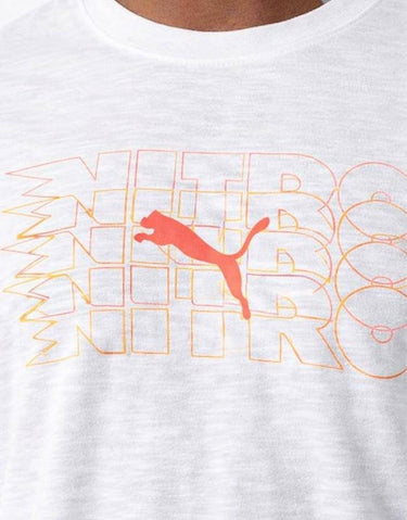 PUMA Graphic Nitro Tee White | MegaMall.bg