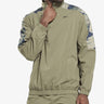 REEBOK Training Camo 1/4 Zip Sweatshirt Green Зелен 2XL | MegaMall.bg