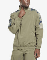 REEBOK Training Camo 1/4 Zip Sweatshirt Green Зелен 2XL | MegaMall.bg