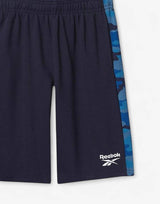 REEBOK Running Shorts Blue/Camo | MegaMall.bg