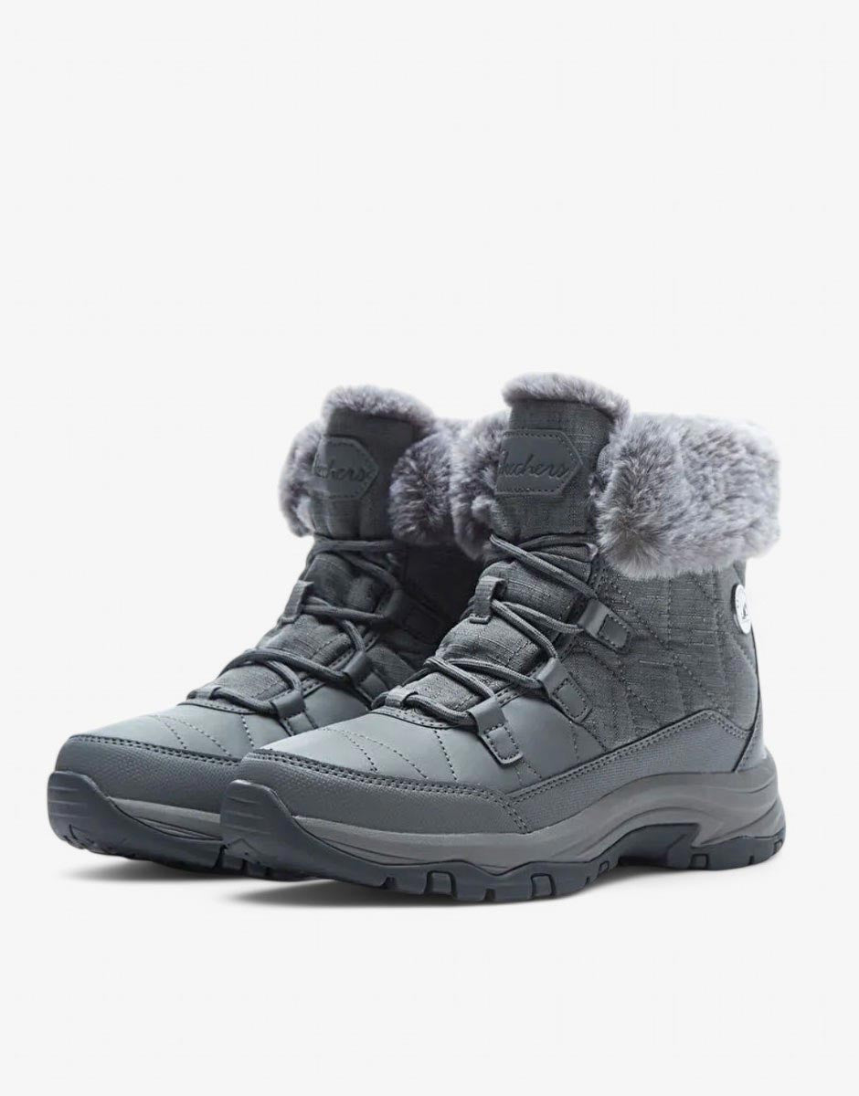 SKECHERS Trego Winter Feelings Boots Grey
